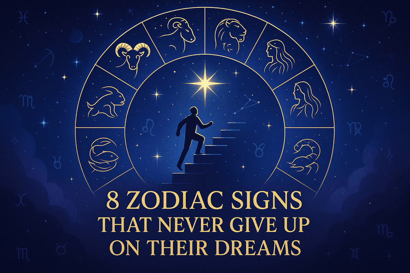 8 Zodiac Signs That Never Give Up on Their Dreams
