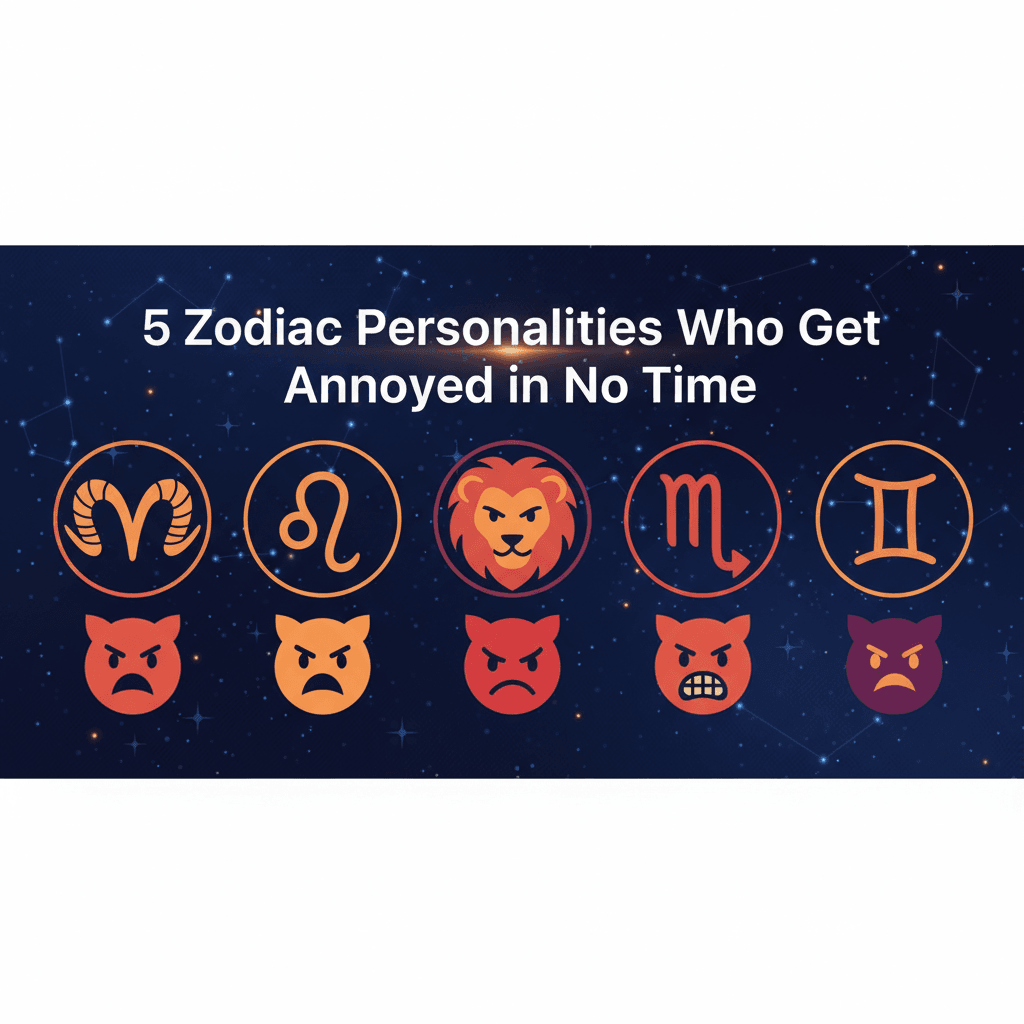 5 Zodiac Personalities Who Get Annoyed in No Time